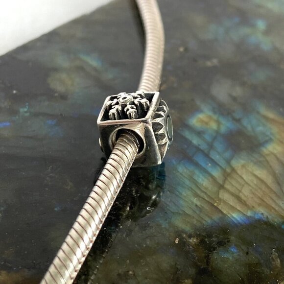 Chamilia Sterling Silver 925 CHAM Square Four Seasons Charm Bead - Picture 8 of 15